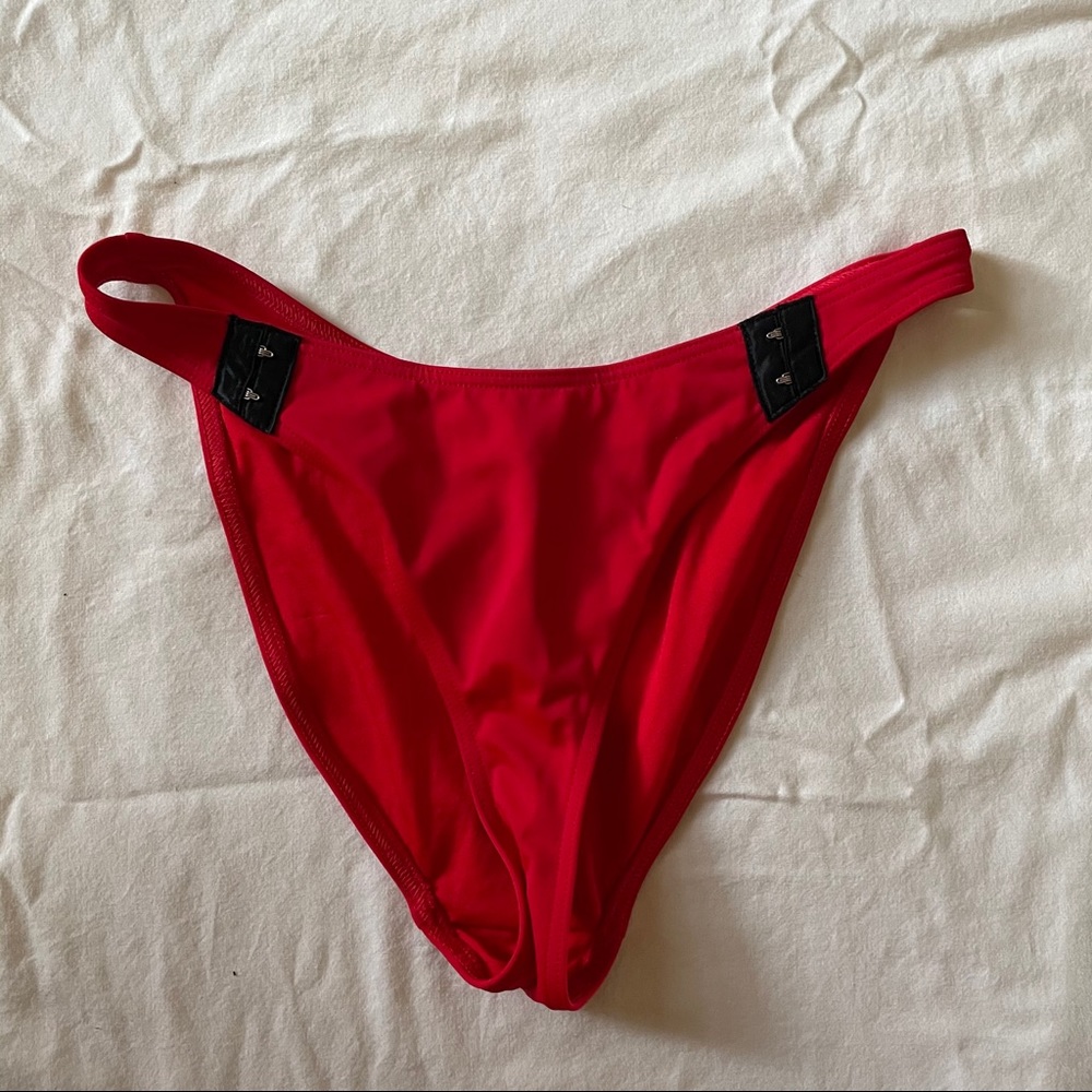 ASOS high leg bikini bottom